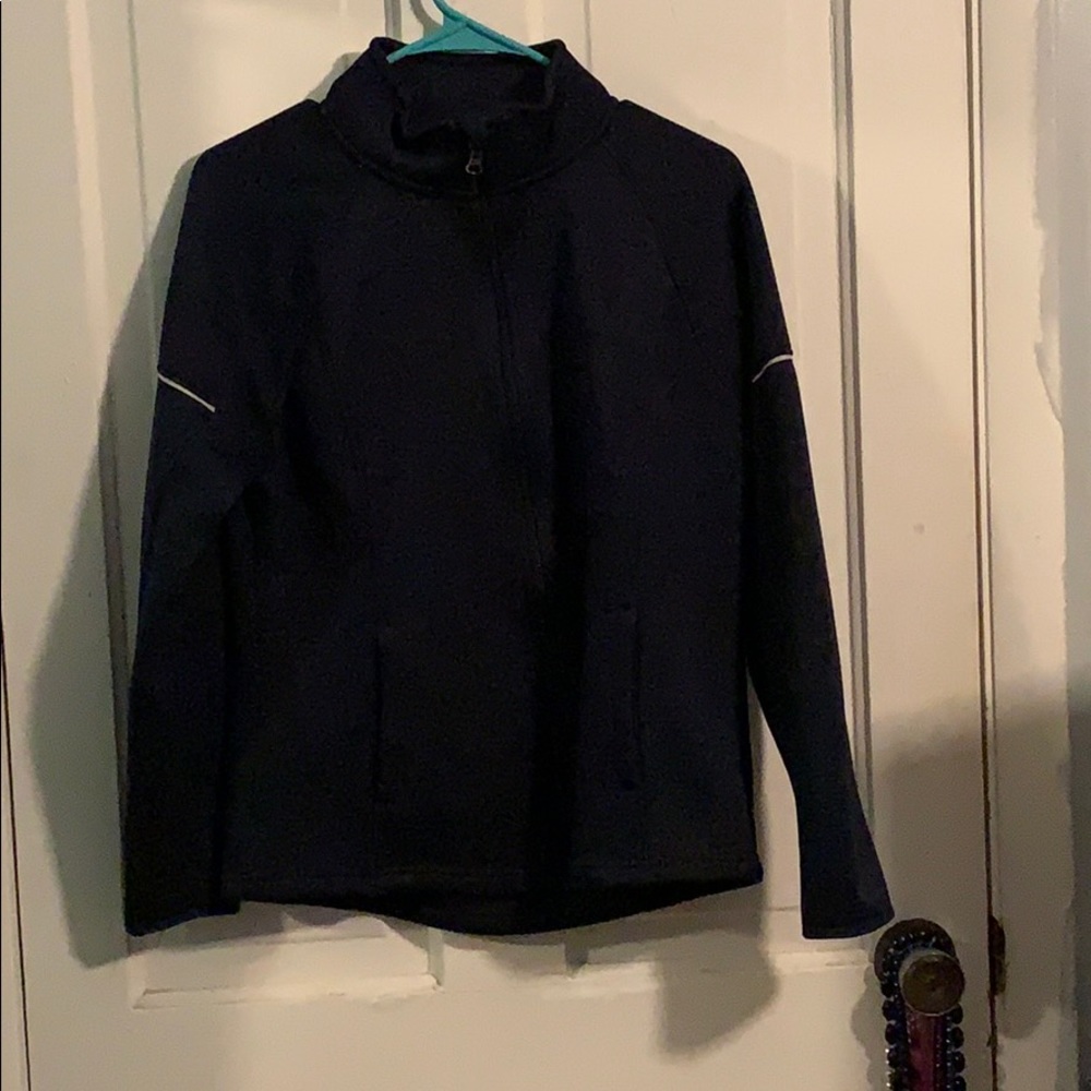 Blue jacket-zip up